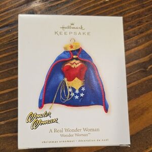 Hallmark Keepsake Wonder Woman Ornament in Red, Blue, and Gold